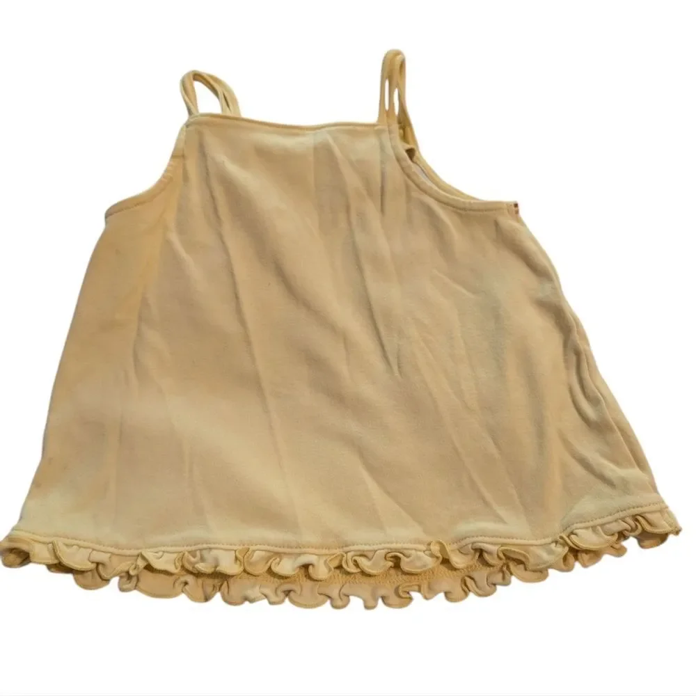 Carter's‎ Y2k Infant Girl Yellow Floral Embroidered Summer Dress